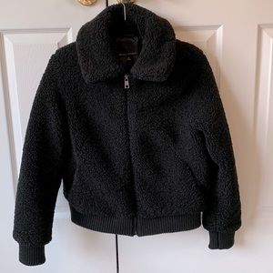 Banana Republic Black Teddy Jacket - Size Small